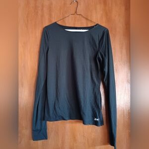 Reebok Black Long Sleeve Activewear Shirt
